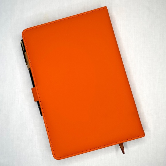 Hermes VIP Orange Notebook with Pen - Picture 10 of 11